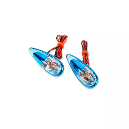 Indicators \/ Lamps glue-on drop-shaped Fender blue