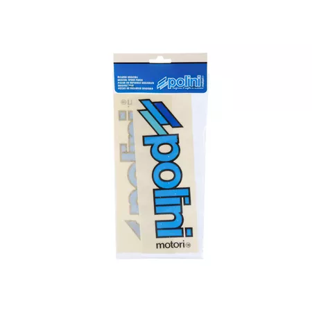 Stickers (x2) Polini 23x8cm blue