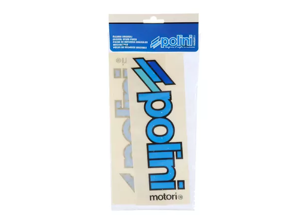 Stickers (x2) Polini 23x8cm blue