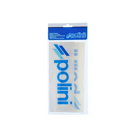 Stickers (x2) Polini 23x8cm white \/ blue