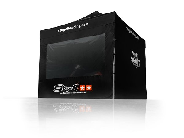 Paddock Racing Tent Stage6 MK2 3x3m incl. side walls with window