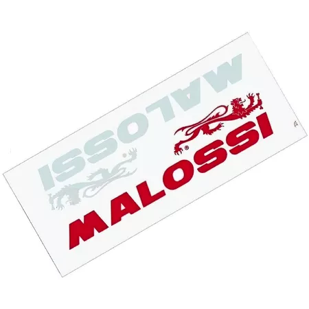 Stickers Malossi red and white (83x20mm)
