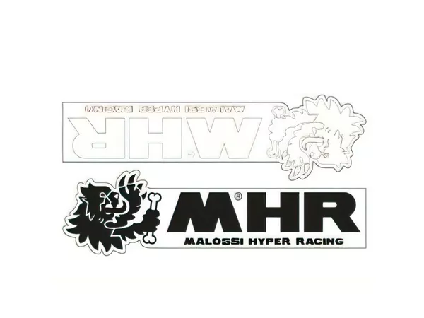 Stickers MHR black and white (145x35mm)