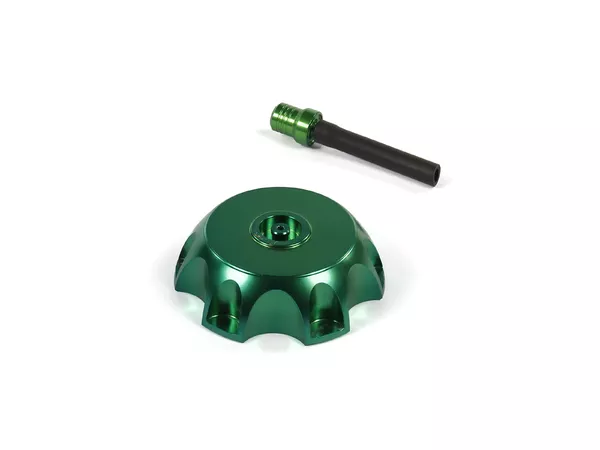 Fuel Cap CNC d.48mm Pit Bike \/ Dirt Bike green