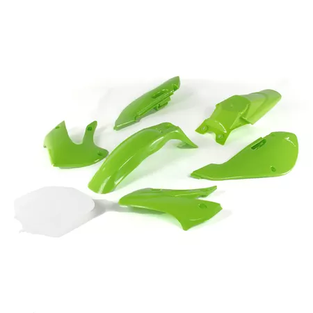 Plastic Kit green Pit Bike \/ Dirt Bike Typ KLX110