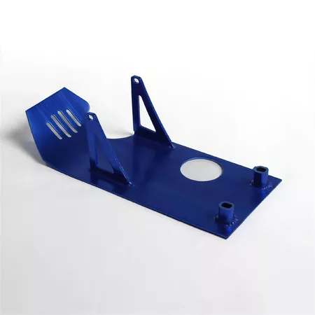 Skid Plate aluminium Pit Bike \/ Dirt Bike blue