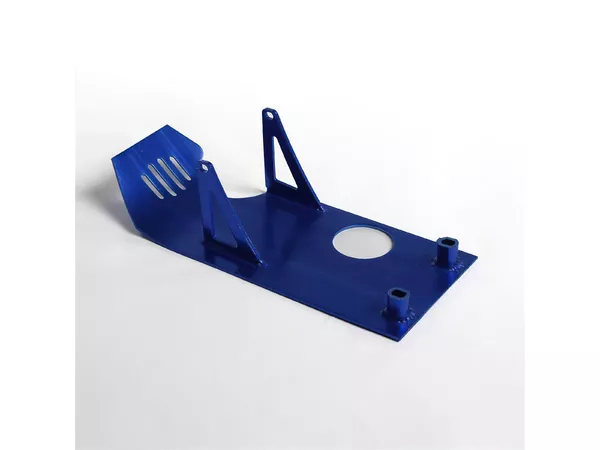 Skid Plate aluminium Pit Bike \/ Dirt Bike blue