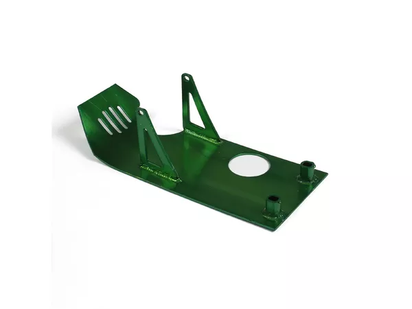 Skid Plate aluminium Pit Bike \/ Dirt Bike green