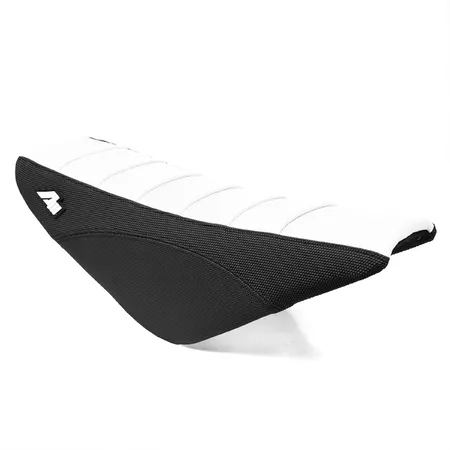 Seat complete white Pit Bike \/ Dirt Bike Apollo RFZ Elite