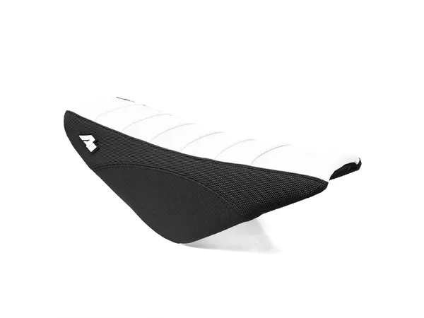 Seat complete white Pit Bike \/ Dirt Bike Apollo RFZ Elite