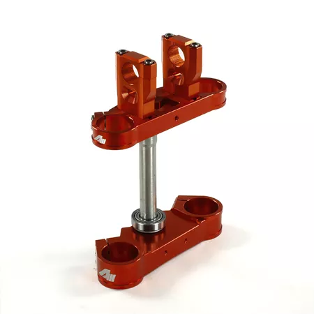 Triple Tree CNC 45\/48mm - d.28,6mm Volt Racing Pit Bike \/ Dirt Bike orange