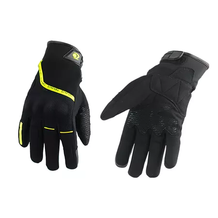 Winter Gloves Trendy Lanz black \/ neon yellow L - Size: L