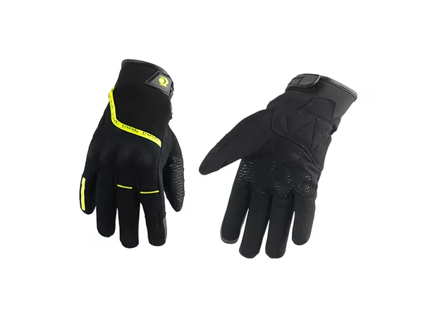 Winter Gloves Trendy Lanz black \/ neon yellow L - Size: L