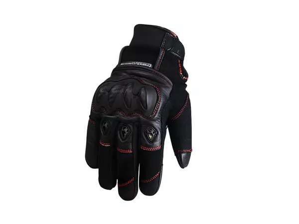 Winter Gloves Trendy Cypress black \/ red XS - Size: XS