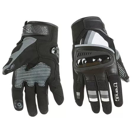 Summer Gloves Trendy Ceara black \/ grey S - Size: S
