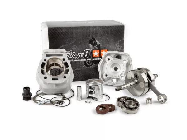 Tuning Kit cylinder + crankshaft Stage6 BigRacing 77cc Derbi Euro 3 \/ 4