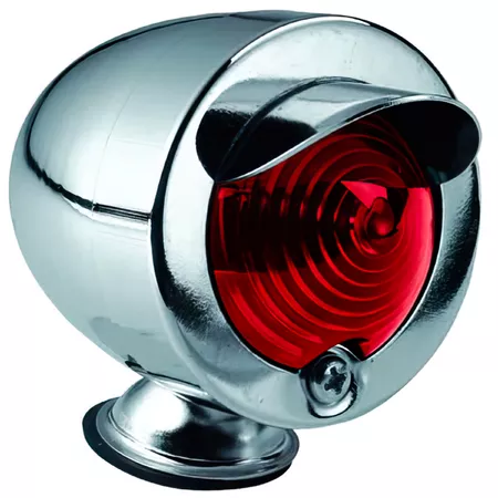 Headlight Glide chrome \/ red with visor