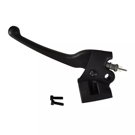 Brake Lever w. mount left side black Peugeot Fox \/ FXR