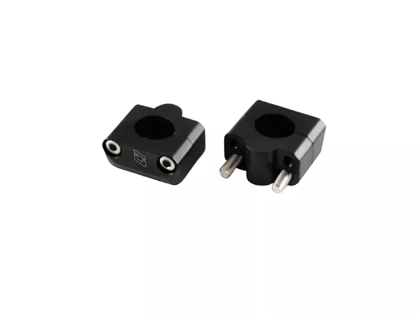 Handlebar Clamps alu D.28,6mm Doppler black