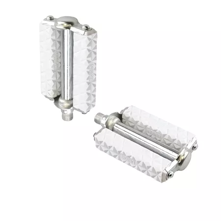 Pedals white Peugeot 103 \/ MBK 51 \/ Solex (French thread 14x1.25)