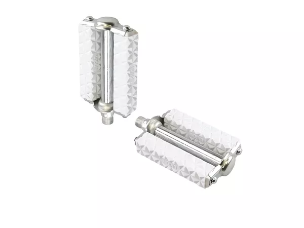 Pedals white Peugeot 103 \/ MBK 51 \/ Solex (French thread 14x1.25)