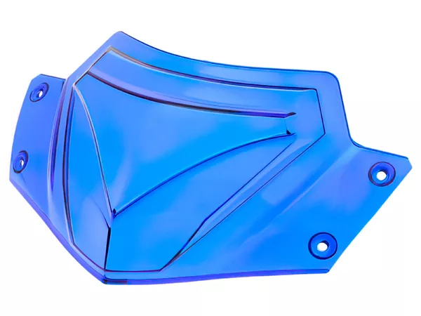 STR8 Handlebar Spoiler Aprilia SR Factory transparent blue
