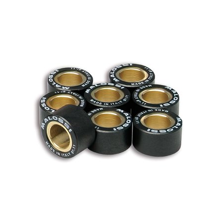 CVT Weights (x8) Malossi 20x12mm - 9,5g - Roller size: 20 x 12 mm, Roller weight: 9,5 gr