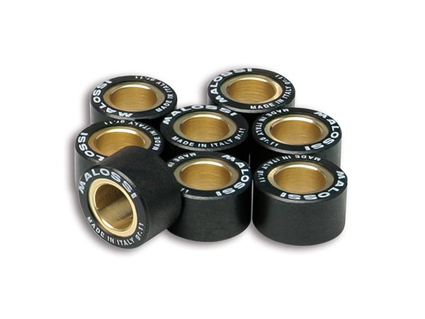 CVT Weights (x8) Malossi 20x12mm - 9,5g - Roller size: 20 x 12 mm, Roller weight: 9,5 gr