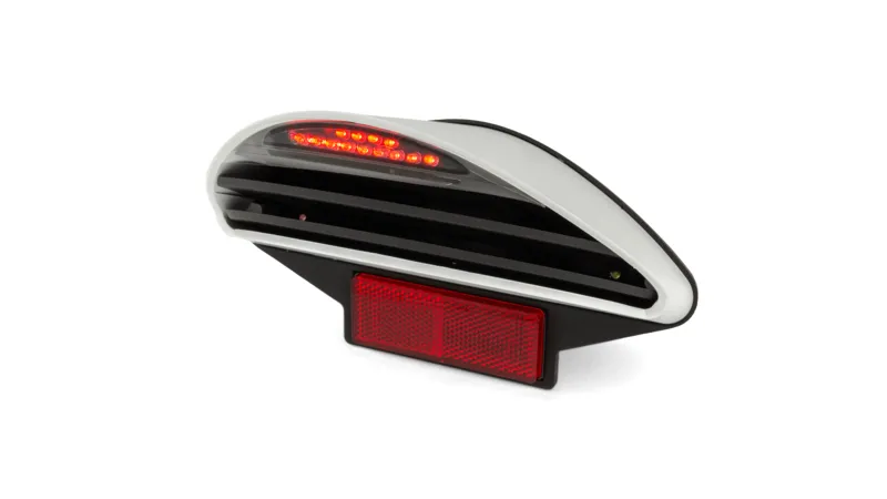 Tail Light BCD RX Yamaha Aerox / Nitro Black Black/white - MAXI SCOOT