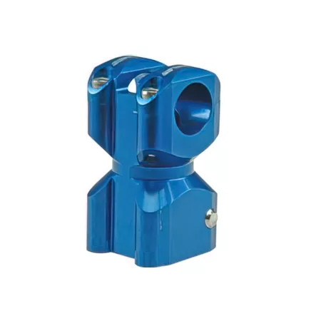 Doppler Handlebar Stem straight short anodized blue Piaggio \/ Gilera