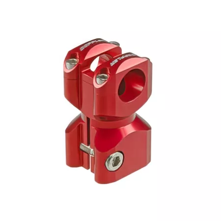 Handlebar Stem Doppler straight short anodized red Piaggio \/ Gilera