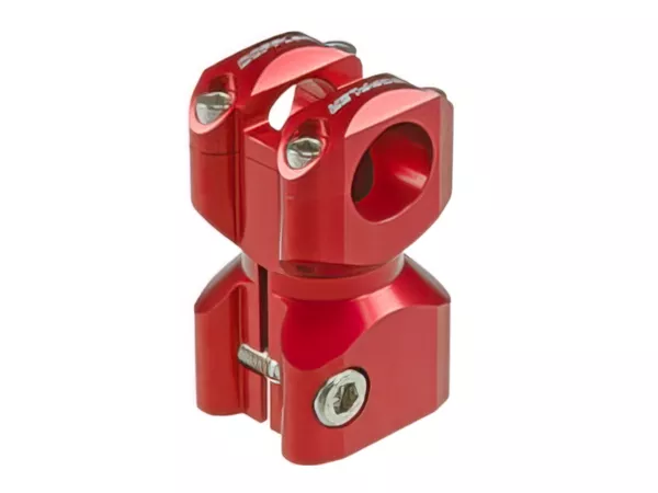 Handlebar Stem Doppler straight short anodized red Piaggio \/ Gilera