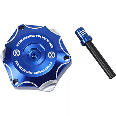 Fuel Cap aluminium Moose Racing Yamaha YZ 65 blue
