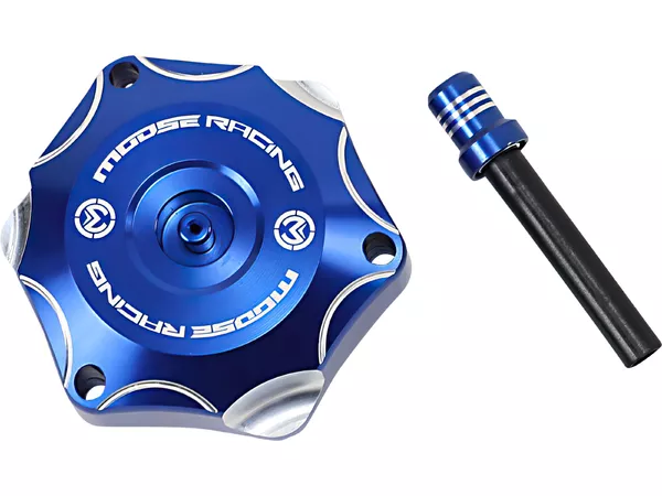 Fuel Cap aluminium Moose Racing Yamaha YZ 65 blue