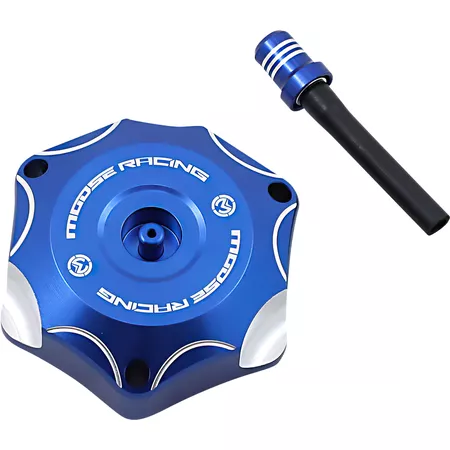 Fuel Cap aluminium Moose Racing Yamaha YZ 125 \/ 250 blue