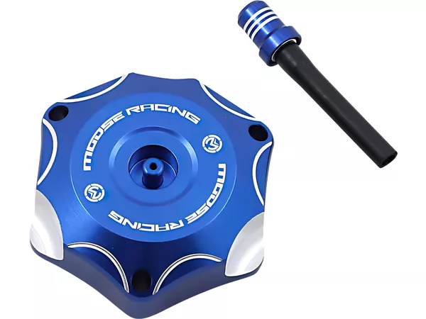 Fuel Cap aluminium Moose Racing Yamaha YZ 125 \/ 250 blue