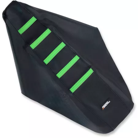 Seat Cover ribbed Moose Racing KXF 250 black \/ green