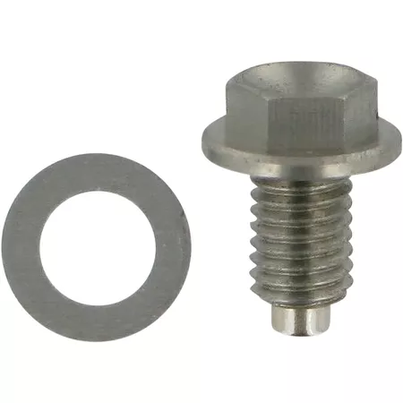 Oil Drain Screw magnetic Moose Racing silver Suzuki \/ Yamaha