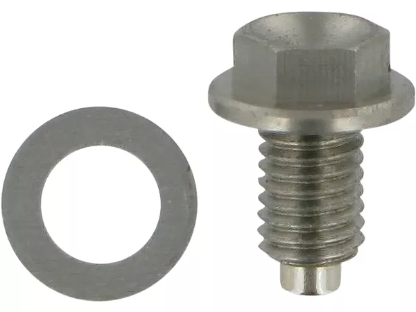 Oil Drain Screw magnetic Moose Racing silver Suzuki \/ Yamaha