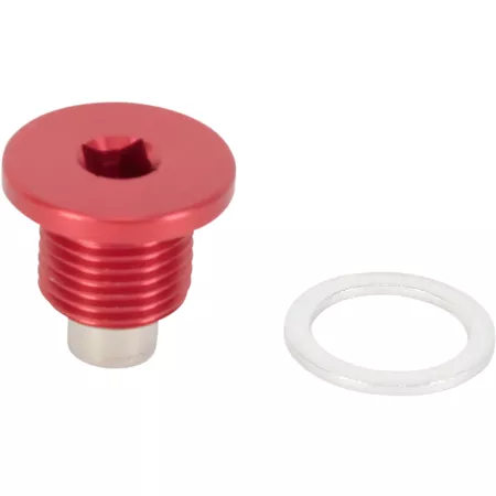 Oil Drain Screw magnetic Moose Racing red Husqvarna 4T 2004-2012