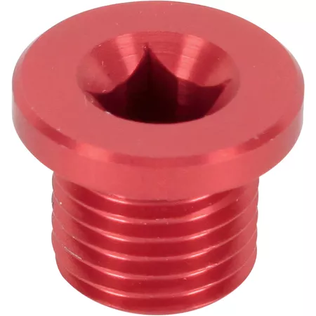 Oil Drain Screw magnetic Moose Racing red Husqvarna