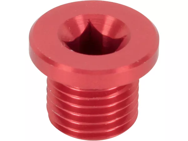 Oil Drain Screw magnetic Moose Racing red Husqvarna
