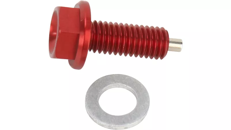 22517-oil-drain-screw-magnetic-moose-racing-red-honda-crf-2009-2017-1.webp