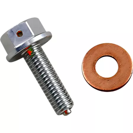 Oil Drain Screw magnetic Moose Racing CRF 250 silver