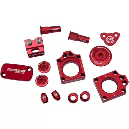 Custom Kit \/ Bling Kit CNC Moose Racing Honda CRF 250 \/ 450 red