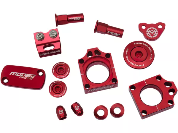 Custom Kit \/ Bling Kit CNC Moose Racing Honda CRF 250 \/ 450 red