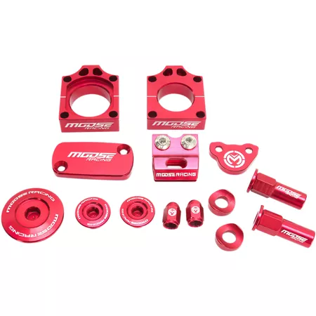 Custom Kit \/ Bling Kit CNC Moose Racing Honda CRF 450 red