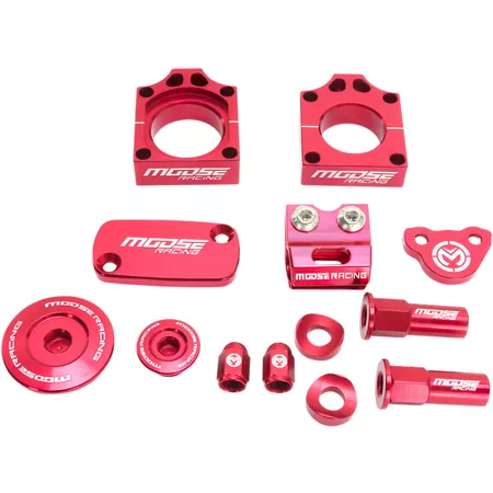Custom Kit \/ Bling Kit CNC Moose Racing Honda CRF 250 red