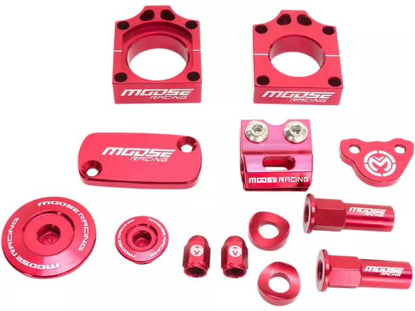 Custom Kit \/ Bling Kit CNC Moose Racing Honda CRF 250 red