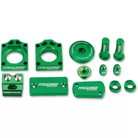 Custom Kit \/ Bling Kit CNC Moose Racing Kawasaki KXF 250 \/ 450 green